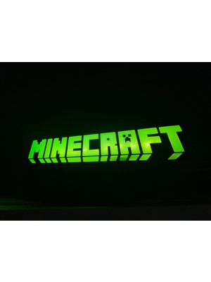 Devotech Minecraft LED ışıklı Lightbox Masa Lambası