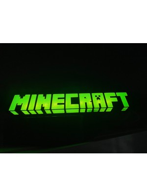 Devotech Minecraft LED ışıklı Lightbox Masa Lambası