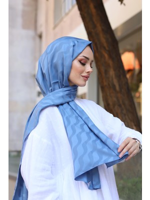 Şahtan Suyolu Desen Pamuk Jakar Şal