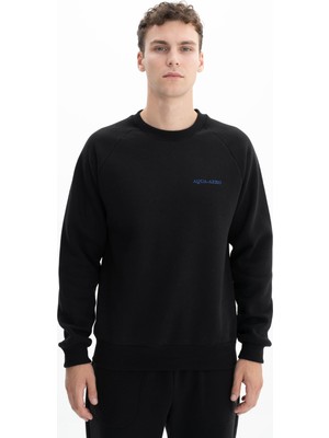 Arma Erkek Basic Büyük Beden Bisiklet Yaka Sweatshirt K26124800801