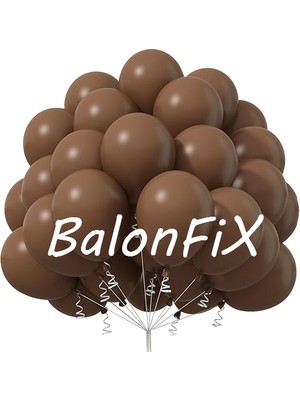 Balon Diyarı 10 adet Kaliteli Mat kahverengi Balon