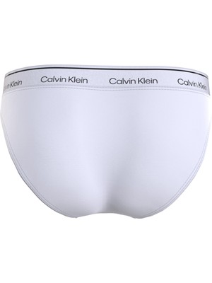 Calvin Klein Beyaz Kadın Bikini Alt Bıkını KW0KW02428YCD