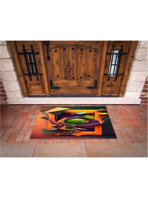 Narnuga 3D Baskı Özel Tasarım   Geometrik Dış Mekan Paspas 29