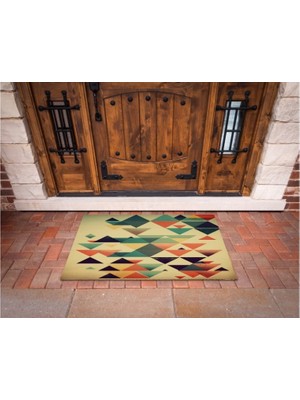 Narnuga 3D Baskı Özel Tasarım   Geometrik Dış Mekan Paspas 93