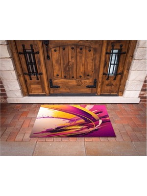 Narnuga 3D Baskı Özel Tasarım   Geometrik Dış Mekan Paspas 45