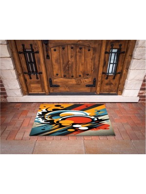 Narnuga 3D Baskı Özel Tasarım   Geometrik Dış Mekan Paspas 21