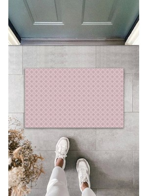 Narnuga 3D Baskı Özel Tasarım  Lila Motif Dış Mekan Paspas