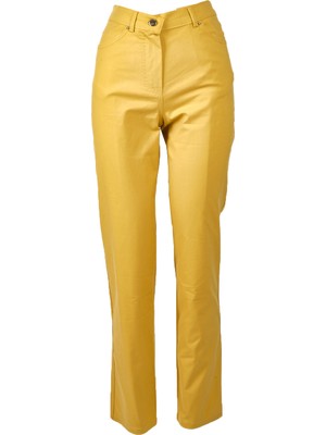 Seleste Minimalist Yüksek Bel Regular Fit Kadın Pantolon - Günlük Kullanım