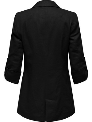 Only Ceket Yaka Kol Detaylı Truvakar Kol Siyah Kadın Blazer Ceket 15318983