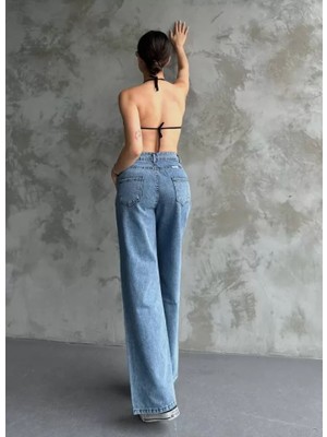 Style Of Angels Palazzo Jeans Pantalon - Mavi