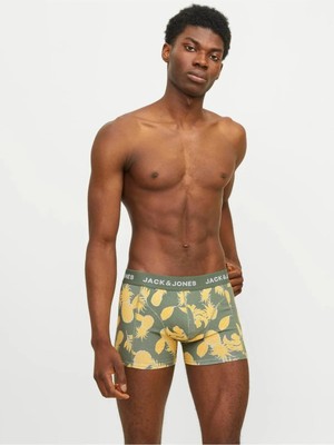 Jack & Jones Çok Renkli Erkek 3'lü Boxer Set 12256550