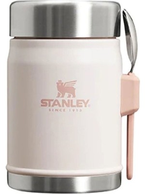 Stanley Klasik Paslanmaz Çelik Yemek Termosu Kaşıklı 0,40 Lt - Rose Quartz