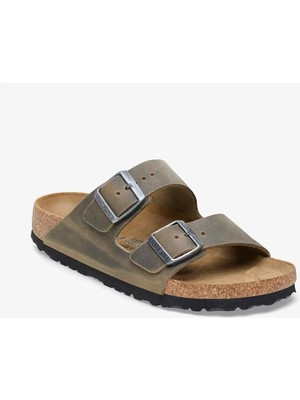 Birkenstock Arizona Leoi Faded Khaki Unisex Terlik