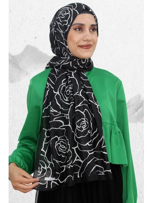 Elit Harem Gül Desen Pamuk Şal EŞ5208-11