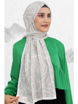 Elit Harem Gül Desen Pamuk Şal EŞ5208-12