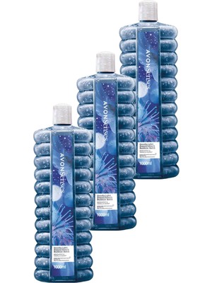 Avon Senses Goodnight Sweetheart Bergamot ve Vanilya Kokulu Banyo Köpüğü 1 Lt. Üçlü Set
