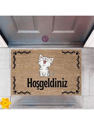 Narnuga Kapı Önü Paspası Dekoratif Dijital Baskı Hoşgeldiniz P-2415