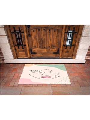 Narnuga 3D Baskı Özel Tasarım   Geometrik Dış Mekan Paspas 196