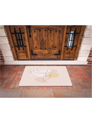 Narnuga 3D Baskı Özel Tasarım   Geometrik Dış Mekan Paspas 219