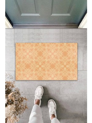 Narnuga 3D Baskı Özel Tasarım  Yavruağzı Motif Dış Mekan Paspas