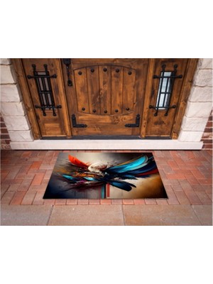 Narnuga 3D Baskı Özel Tasarım   Geometrik Dış Mekan Paspas 57