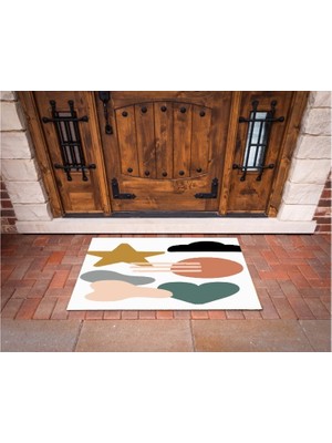 Narnuga 3D Baskı Özel Tasarım   Geometrik Dış Mekan Paspas 287