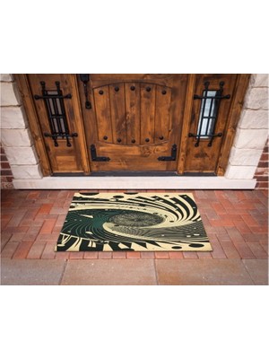 Narnuga 3D Baskı Özel Tasarım   Geometrik Dış Mekan Paspas 78