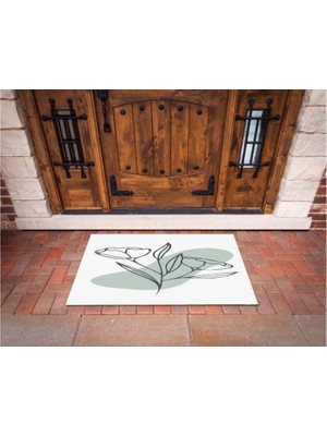 Narnuga 3D Baskı Özel Tasarım   Geometrik Dış Mekan Paspas 220