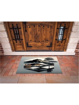 Narnuga 3D Baskı Özel Tasarım   Geometrik Dış Mekan Paspas 139