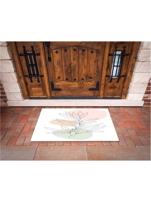 Narnuga 3D Baskı Özel Tasarım   Geometrik Dış Mekan Paspas 178