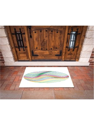 Narnuga 3D Baskı Özel Tasarım   Geometrik Dış Mekan Paspas 263