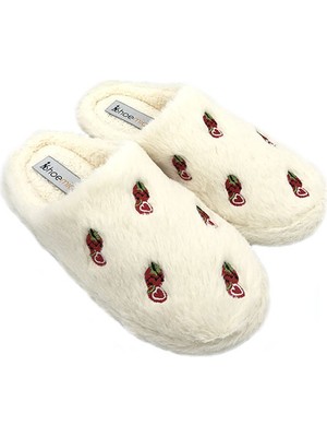 Shoemio Karla Nakışlı Kadın Ev Terliği