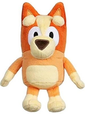 Zigver Bluey Müzikli Köpek Peluş Bluey Anime Figürü Sarı
