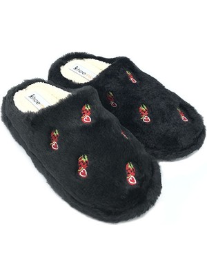 Shoemio Karla Nakışlı Kadın Ev Terliği