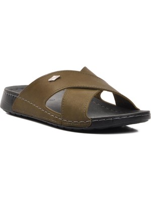 Ayakmod 80-959 Yeşil Erkek Terlik