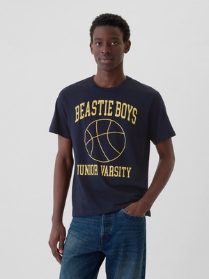 Gap Erkek Lacivert Beastie Boys Grafikli T-Shirt