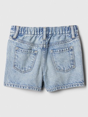 Gap Kız Bebek Mavi Denim Şort Etek