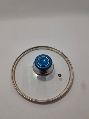 Ercan AVM Cam Kapak 16 cm ve Parliement Mavi Kulp