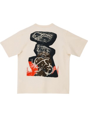 Nors Stones Of Prey Oversize Tshirt - Kemik