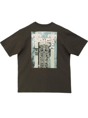 Nors Viking Temple Oversize Tshirt - Füme