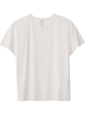 Nors Regular Loose Tshirt - Beyaz