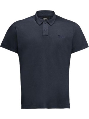 Jack Wolfskin Pikeh Polo M 1809731-1010 Mavi Tişört
