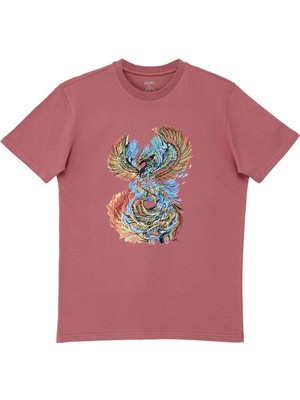 Nors Phoenix And Fire Regular Tshirt Gül Kurusu