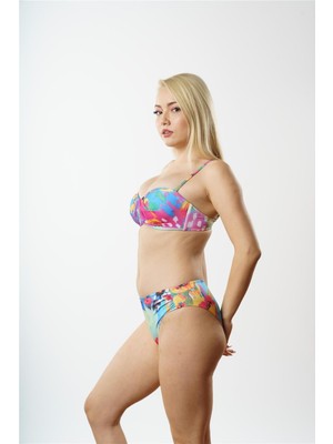 Relax Mode Boş Kaplı Straplez Bikini Takımı - B1825