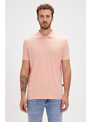 Bad Bear Pure Polo Yaka Pembe Erkek Tişört