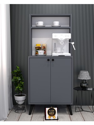 Enfa Store Carıno 2MDF Kahve Köşesi,mutfak Dolabı,çok Amaçlı Dolap