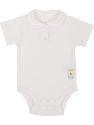 The Baby And Etiket Detaylı Bebe Yaka Body