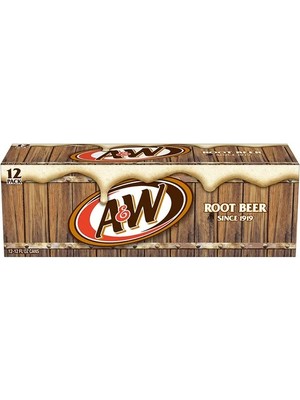 A&w Root Beer Soda 12 Adet