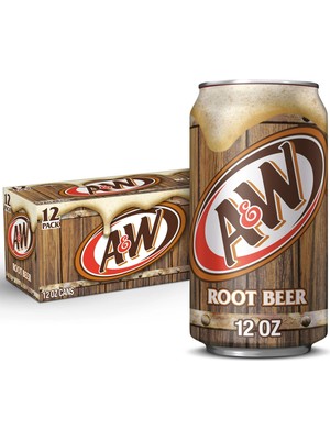 A&w Root Beer Soda 12 Adet