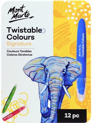 MONT MARTE mm Döndürülebilir Renkler 12'li Teneke Kutu